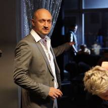 Гоша Куценко на съемках фильма "Тот еще Карлосон"
