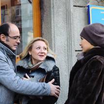 Михаил Разумовский, Елена Бондарева-Репина и Екатерина Климова в фильме "Весна в декабре"