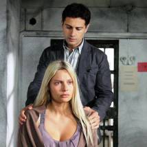Антон Макарский, Наталья Рудова на съемках сериала "Дыши со мной. Счастье взаймы"