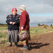 На съемках фильма "Чудо"