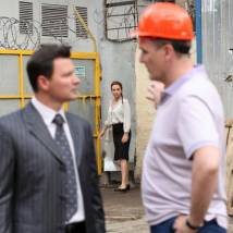 На съемках фильма "Катина любовь"