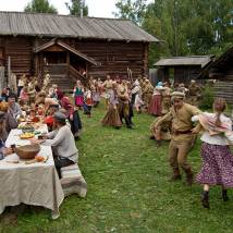 На съемках фильма "Страсти по Чапаю"