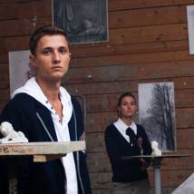 Дмитрий Панфилов на съемках сериала "Сплит"