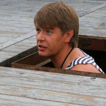 Сергей Ярмолюк на съемках фильма "Мой капитан"