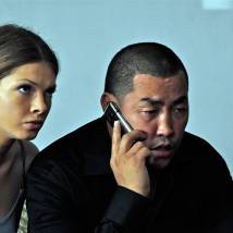 Амаду Мамадаков и Наталья Бардо на съемках сериала "Вероника. Потерянное счастье"