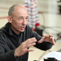 Сергей Дебижев на съемках фильма "Сердце мое - Астана"