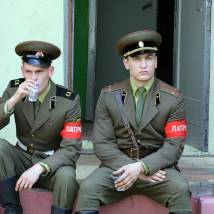 На съемках фильма "Лучший друг семьи"