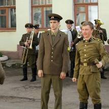 На съемках фильма "Лучший друг семьи"