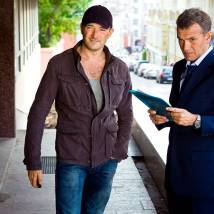 Егор Бероев и Александр Наумов на съемках сериала "Дорога на Остров Пасхи"