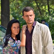 Станислав Николаев на съемках сериала "Кровинушка"