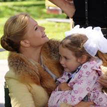 Татьяна Черкасова на съемках сериала "Однолюбы"