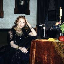 Илзе Лиепа на съемках сериала "Империя под ударом"