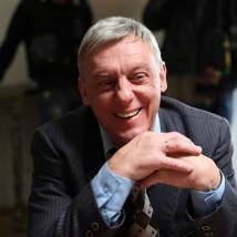 Александр Половцев на съемках сериала "Восьмидесятые"