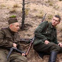Григорий Калинин на съемках фильма "Туман 2"