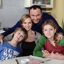 Наталия Вдовина, Дмитрий Ульянов на съемках сериала "Не плачь по мне, Аргентина!"