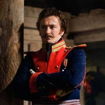 Сергей Безруков на съемках фильма "1812: Уланская баллада"