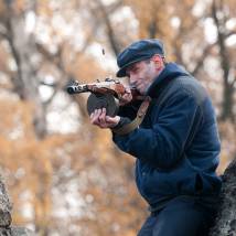 Олег Морозов на съемках сериала "Смерть шпионам! Скрытый враг"