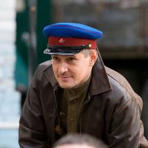 Денис Бургазлиев на съемках сериала "Смерть шпионам! Скрытый враг"