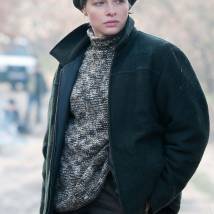 Яна Соболевская на съемках сериала "Смерть шпионам! Скрытый враг"