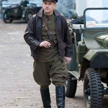 Денис Бургазлиев на съемках сериала "Смерть шпионам! Скрытый враг"
