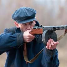 Олег Морозов на съемках сериала "Смерть шпионам! Скрытый враг"