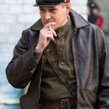 Денис Бургазлиев на съемках сериала "Смерть шпионам! Скрытый враг"