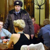 Евгений Галенко, Сергей Гурьев на съемках сериала "Пятницкий. Глава вторая"