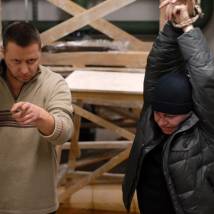 Владислав Котлярский на съемках сериала "Карпов"