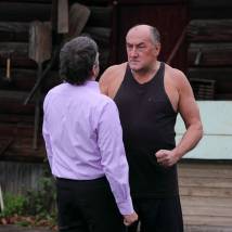 Борис Клюев на съемках сериала "Земский доктор. Жизнь заново"