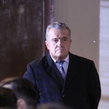 Михаил Филиппов на съемках фильма "Гагарин. Первый в космосе"