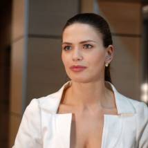 Юлия Галкина на съемках сериала "Проснемся вместе?"