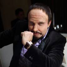 Александр Ревва на съемках фильма "Дублер"