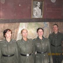 Лариса Маркина на съемках фильма "Ночные ласточки"