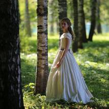 Анна Леванова на съемках фильма "Две женщины"