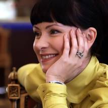 Нонна Гришаева на съемках сериала "Личная жизнь следователя Савельева"