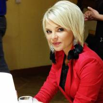 Елена Купрашевич на съемках сериала "Бывшая жена"