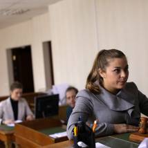 Ирина Пегова на съемках сериала "Маша в законе"