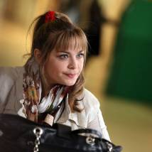 Ирина Пегова на съемках сериала "Маша в законе"