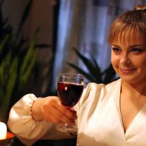 Ирина Пегова на съемках сериала "Маша в законе"
