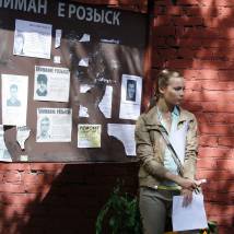 Ольга Арнтгольц на съемках сериала "Выхожу тебя искать 2"
