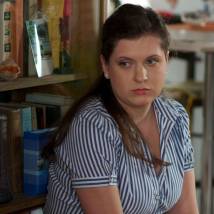 Анастасия Денисова на съемках сериала "Деффчонки"