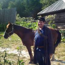 Сергей Лобынцев на съемках фильма "Убить Дрозда"