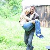 Михаил Хмуров и Светлана Ходченкова на съемках сериала "Метод Лавровой 2"