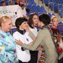 На съемках фильма "Чемпионки"
