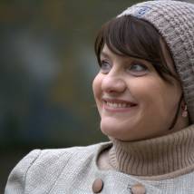 Инга Оболдина (Стрелкова) на съемках сериала "Мама-детектив"