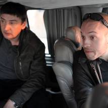 Александр Голубков на съемках сериала "Салам Масква"