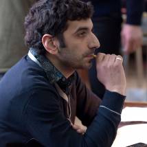 Эрик Яралов на съемках сериала "Салам Масква"