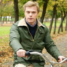Родион Галюченко на съемках фильма "Привычка расставаться"