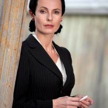 Ирина Апексимова на съемках сериала "Разведчицы"