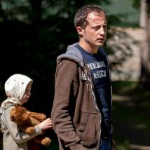 Алиса Миронова и Феликс Герчиков на съемках сериала "Разведчицы"